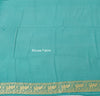 Green Pure Khaddi Georgette Silk Banarasi Handloom Premium Saree Fabric