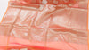 Peach Multi Shades Banarasi Organza Saree with Zari Woven Buta Rich Pallu&Border