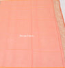 Peach Multi Shades Banarasi Organza Saree with Zari Woven Buta Rich Pallu&Border