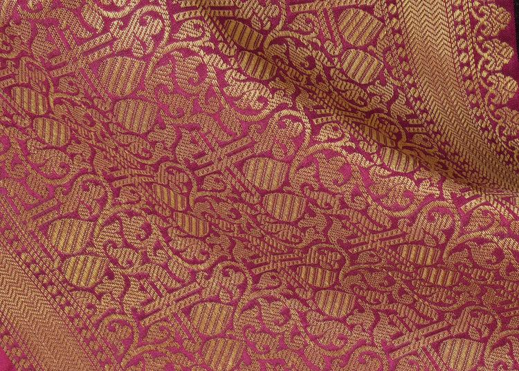 Black Banarasi Semi Cotton Silkly Tilfi Zaal Saree Zari Woven Skirt Border Sari