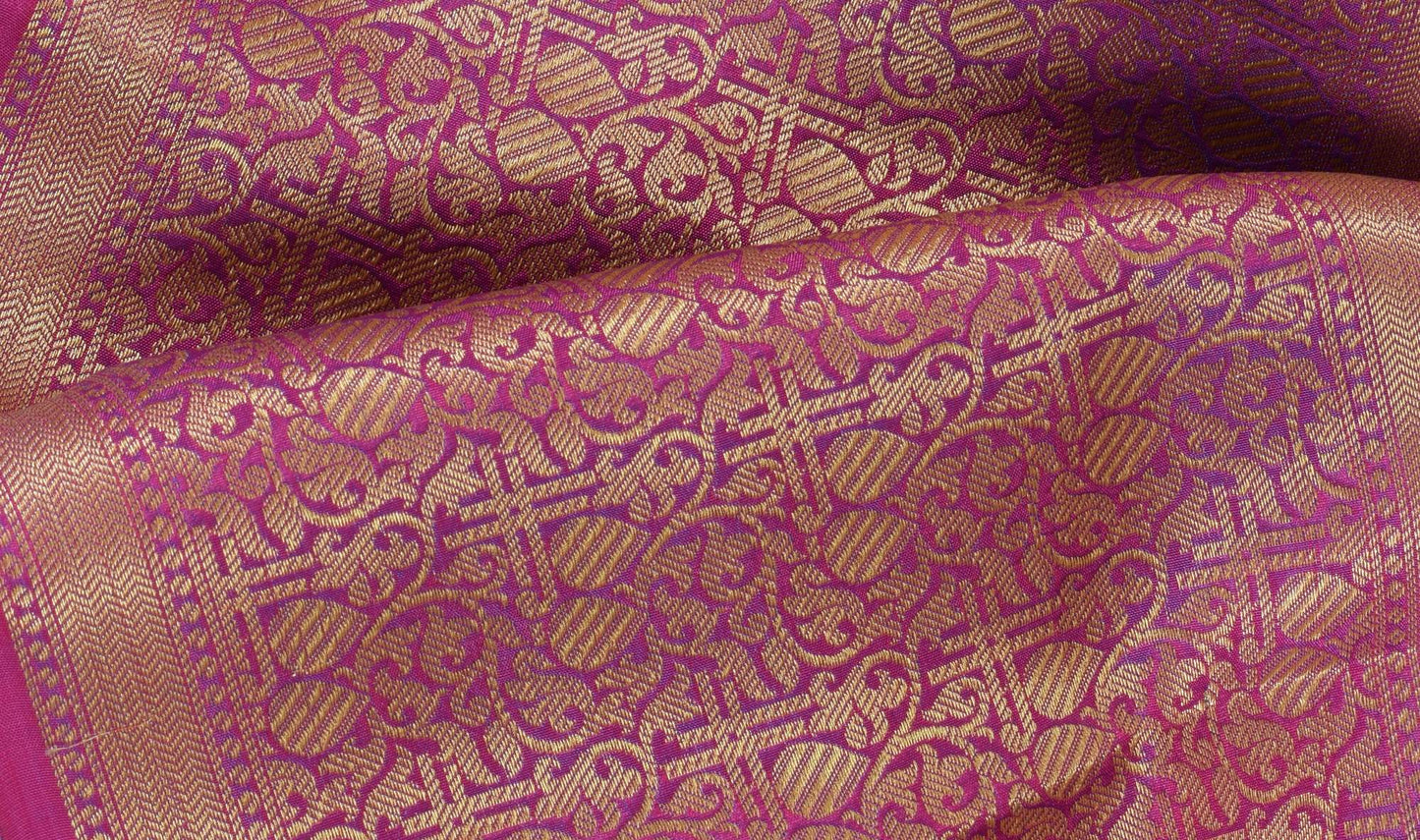 Blue Banarasi Semi Cotton Silkly Tilfi Zaal Saree Zari Woven Skirt Border Sari