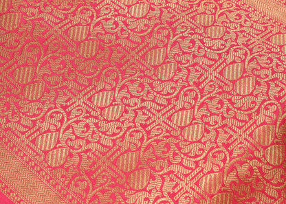 Maroon Banarasi Semi Cotton Silkly Tilfi Zaal Saree Zari Woven Skirt Border Sari