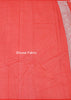 Red Banarasi Semi Georgette Soft Silk Silver Zari Woven Broad Floral Border Sari