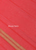 Red Banarasi Semi Cotton Silk Zaal Buta Saree Woven Skirt Border Sari Fabric