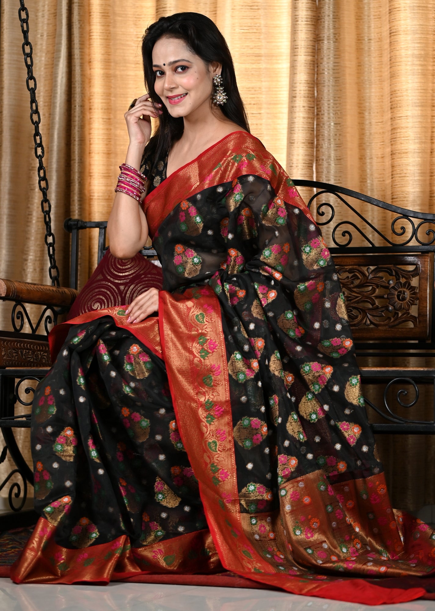 Banarasi pattu Saree | latest cotton & Banarasi Silk Saree online from  weavers | TPBH00170