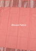 Banarasi Vastra Linen Cotton Silver Zari Woven Pink Saree with Skirt Border Sari