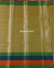 Banarasi Vastra Semi Katan Silk Saree Silver Buta Broad Paithani Border Green