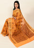 Banarasi Vastra Chanderi Silk Saree with Resham Tilfi Buta Floral Zari Border