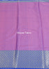 Banarasi Vastra Kora Silk Resham Tanchoi Saree with Zari Woven Skirt Border Pink