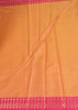 Banarasi Vastra Resham Woven Floral Pattern Silk Saree with Magenta Zari Border