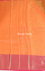 Banarasi Vastra Kora Silk Tanchoi Saree Zari & Resham Woven Skirt Border Yellow