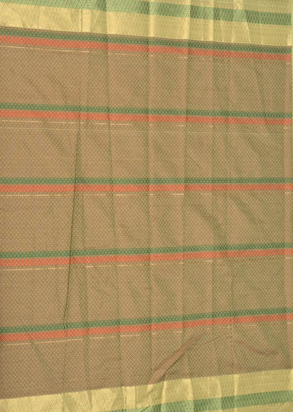 Banarasi Vastra Chanderi Silk Saree with Resham Tilfi Buta Floral Zari Border