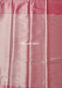 Banarasi Vastra Chanderi Silk Woven Saree with Silver Zari Brocade Floral Zaal