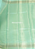 Banarasi Vastra Pure Banarasi Handloom Dupion Silk Zari Woven Saree Aqua Green