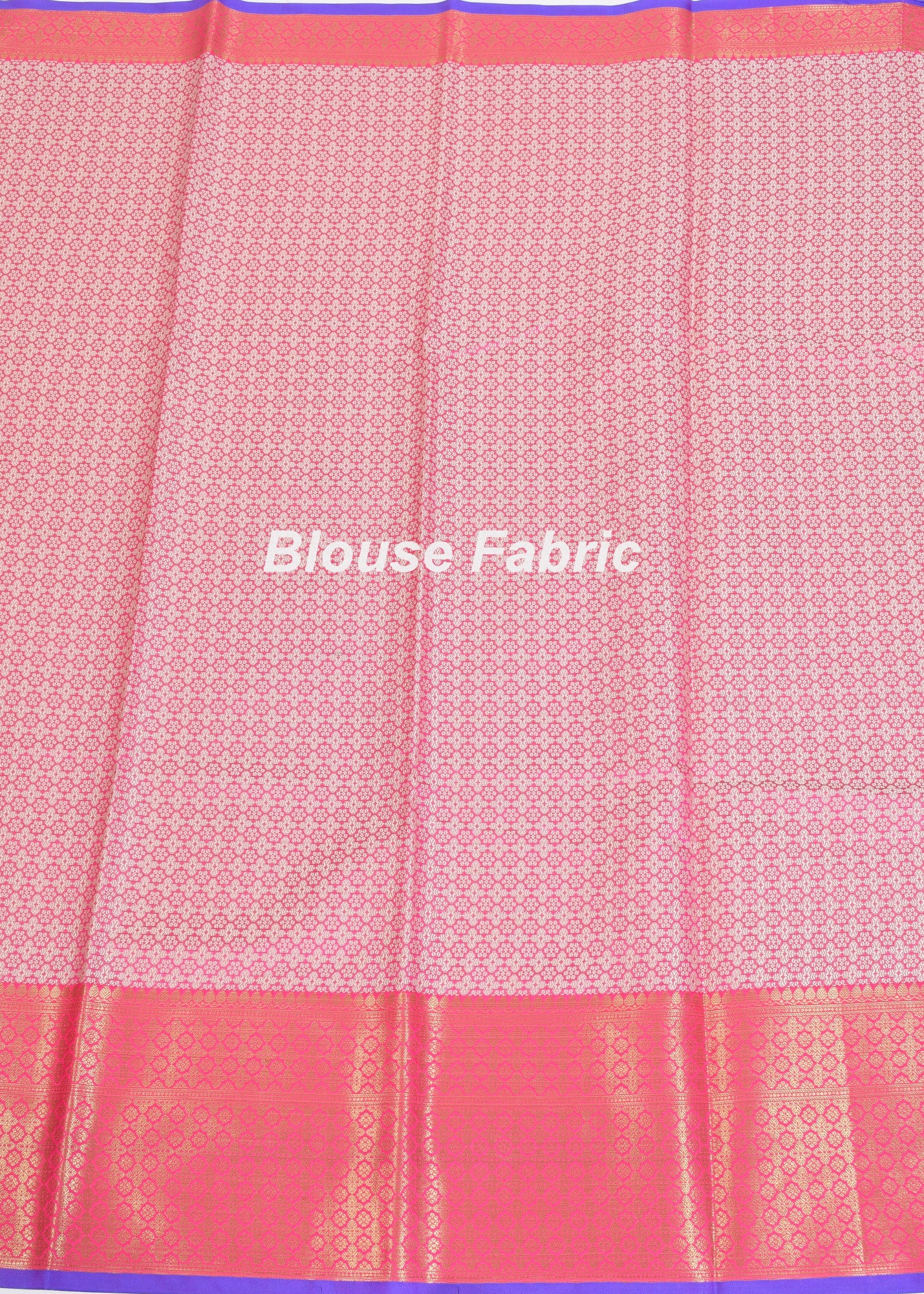 Banarasi Vastra Cotton Soft Saree With Large Leaf Buta & Floral Zari Border Blue