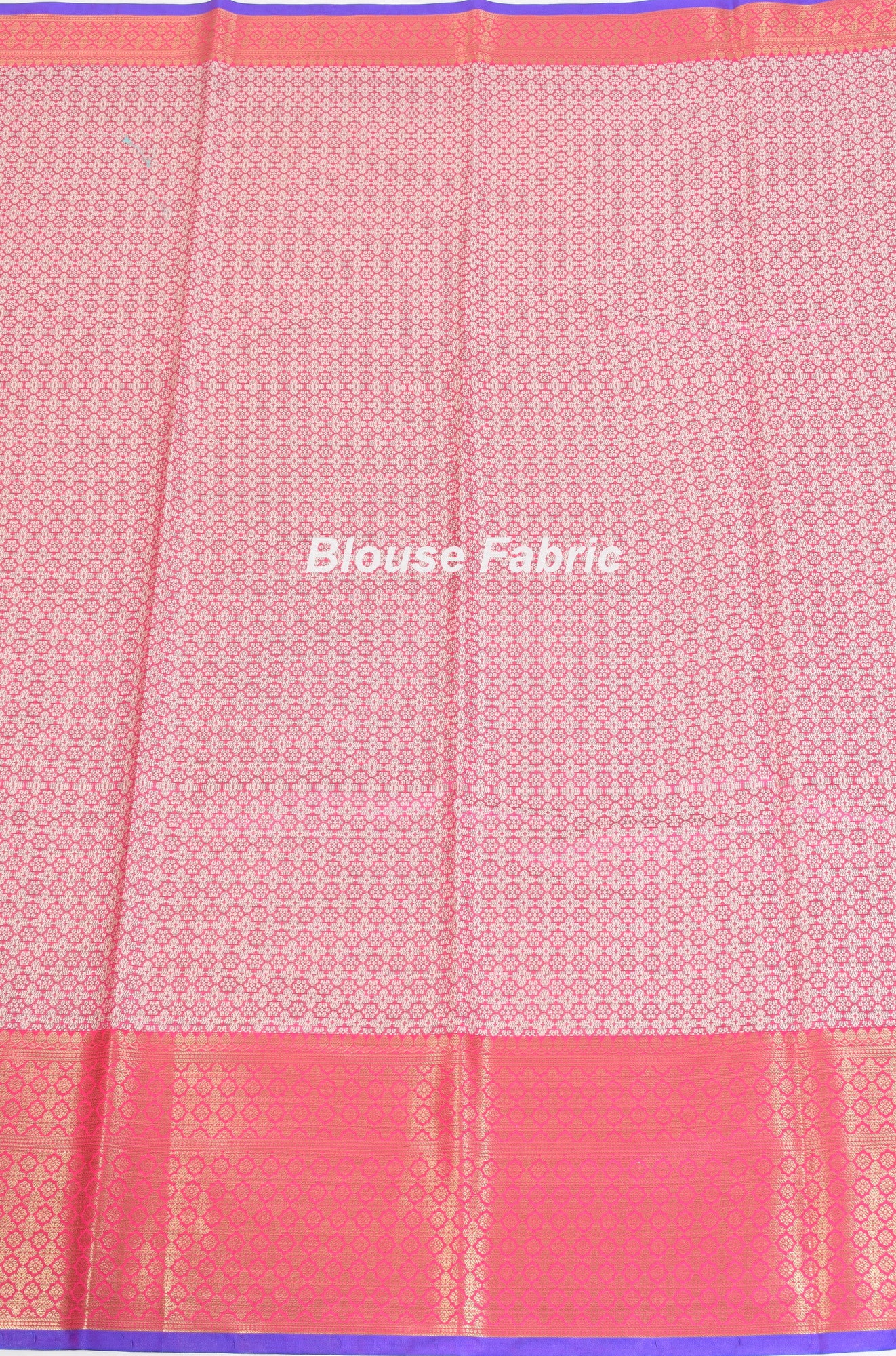 Banarasi Vastra Cotton Soft Saree With Large Leafs Buta & Floral Zari Border