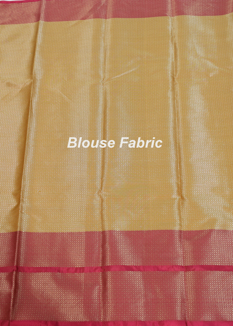 Banarasi Vastra Semi Katan Silk Woven Saree Silver Zari Buta Paisley Border Anti