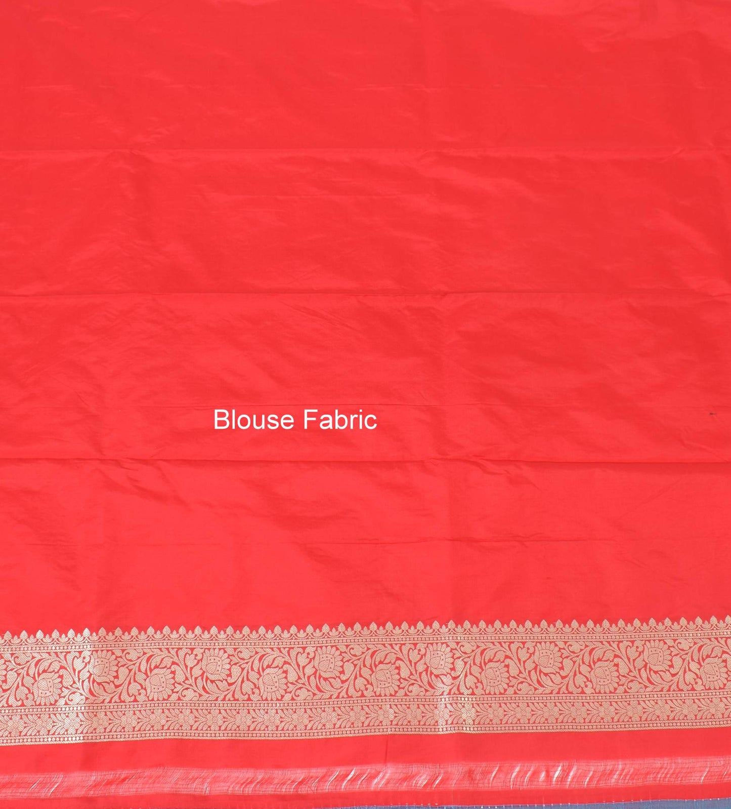 100% Pure Katan Silk Banarasi Handloom Woven Floral Zari Zaal Saree Sari Red