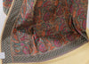 Cream Pure Khaddi Chiffon Silk Banarasi Handloom Woven Paisley Motifs Saree
