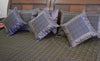 Banarasi Bed Cover Set Indian Ethnic Traditional Silk Woven Resham Brocade Blue