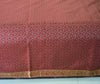 Banarasi Bed Cover Set Indian Ethnic Traditional Woven Resham Brocade Maroon