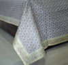 Banarasi Bed Cover Set Indian Ethnic Traditional Silk Woven Resham Brocade White
