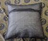 Banarasi Bed Cover Set Indian Ethnic Traditional Silk Woven Animal Brocade Black
