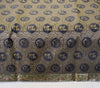 Banarasi Bed Cover Set Indian Ethnic Traditional Silk Woven Animal Brocade Black