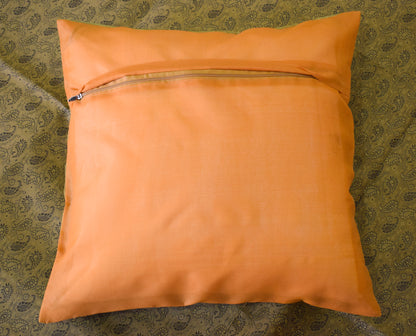 Banarasi Bed Cover Set Indian Ethnic Traditional Woven Resham Brocade Mustard