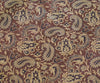 Banarasi Bed Cover Set Indian Ethnic Traditional Silk Woven Resham Brocade Brown