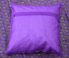 Banarasi Bed Cover Set Indian Ethnic Traditional Woven Resham Brocade Purple