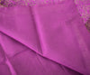 Banarasi Bed Cover Set Indian Ethnic Traditional Woven Resham Brocade Magenta
