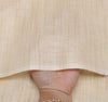 Khadi Cotton Silk Cream Dress Material Printed Bhagalpuri Salwar Kameez Dupatta