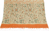 Khadi Cotton Silk Cream Dress Material Printed Bhagalpuri Salwar Kameez Dupatta