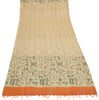 Khadi Cotton Silk Cream Dress Material Printed Bhagalpuri Salwar Kameez Dupatta