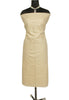 Khadi Cotton Silk Cream Dress Material Printed Bhagalpuri Salwar Kameez Dupatta