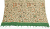 Khadi Cotton Silk Cream Dress Material Printed Bhagalpuri Salwar Kameez Dupatta