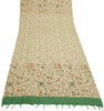 Khadi Cotton Silk Cream Dress Material Printed Bhagalpuri Salwar Kameez Dupatta