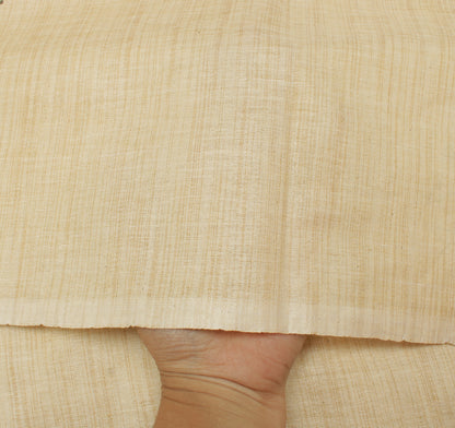 Khadi Cotton Silk Cream Dress Material Printed Bhagalpuri Salwar Kameez Dupatta