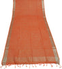 Cotton Silk Peach Dress Material Woven Bhagalpuri Salwar Kameez Dupatta Set
