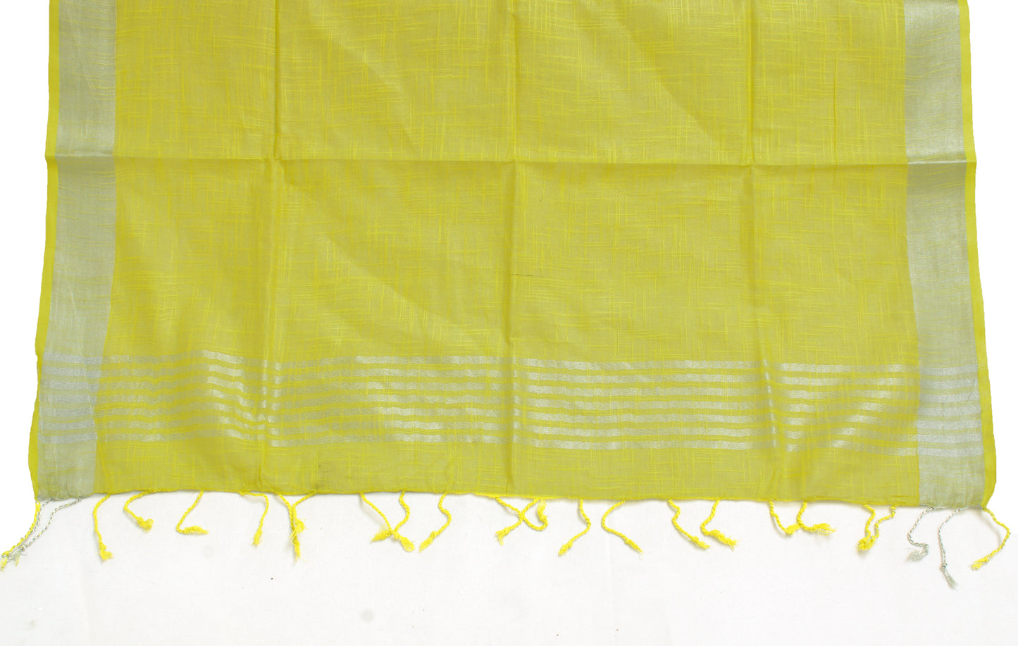 Cotton Silk Lemon Dress Material Woven Bhagalpuri Salwar Kameez Dupatta Set