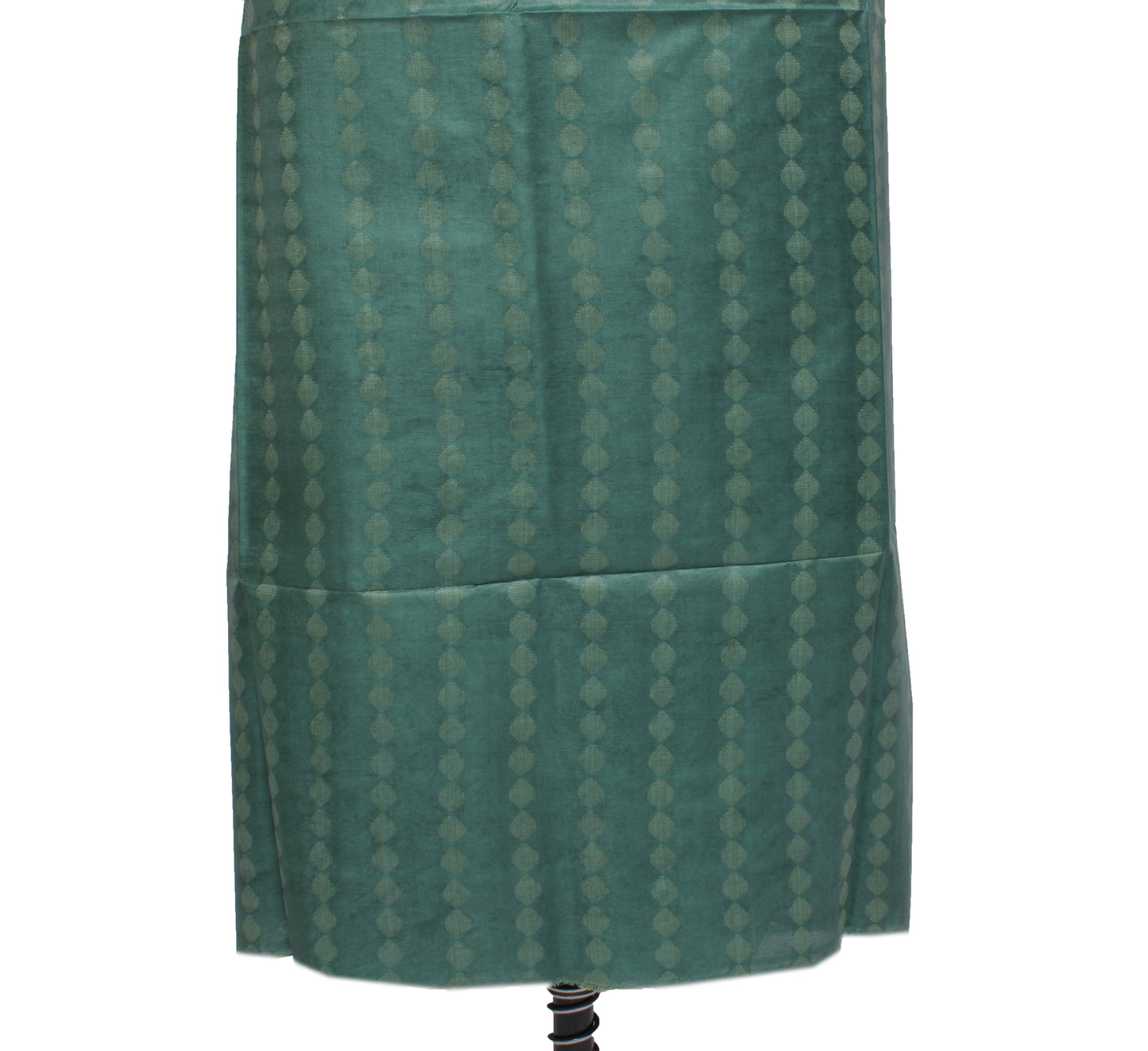 Pure Cotton Silk Teal Dress Material Woven Bhagalpuri Salwar Kameez Dupatta