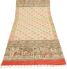 Pure Cotton Cream Dress Material Woven Printed Bhagalpuri Salwar Kameez Dupatta