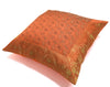 16x16 Inch Indian Woven Zari Brocade Banarasi Silk Paisley Cushion Covers Maroon