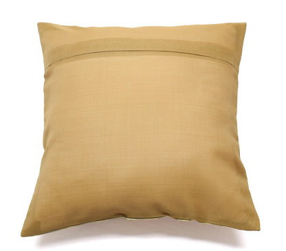 16x16 Inch Indian Woven Zari Brocade Banarasi Silk Paisley Cushion Covers