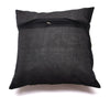 16x16 Inch Indian Woven Zari Brocade Banarasi Silk Paisley Cushion Covers Black