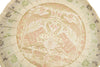 16x16 Inch Indian Woven Zari Brocade Banarasi Silk Cushion Elephant Cover White