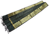 Green Banarasi Dupatta Indian Art Silk Woven Zari Brocade Long Stole Scarves