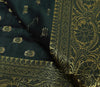 Green Banarasi Dupatta Indian Art Silk Woven Zari Brocade Long Stole Scarves