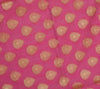 Pink Banarasi Dupatta Indian Art Silk Woven Resham Brocade Long Stole Scarves
